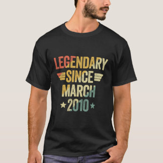 2010年3月以来の伝説 Tシャツ