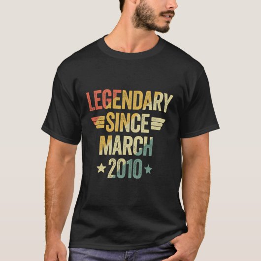 2010年3月以来の伝説 Tシャツ (正面)
