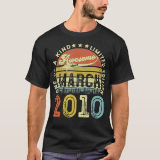 2010年3月以素晴らし降11歳の贈り物 Tシャツ