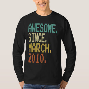 2010年3月13日に生まれてすごい13歳 Tシャツ