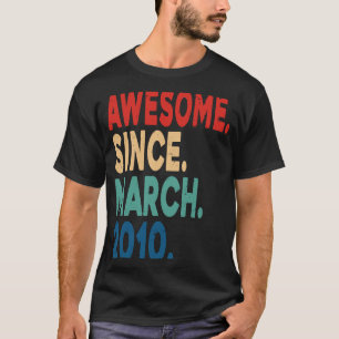 2010年3月13日素晴らしから13歳のヴィンテージ Tシャツ