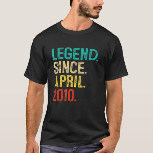2010年4月以来12歳誕生日伝説 Tシャツ