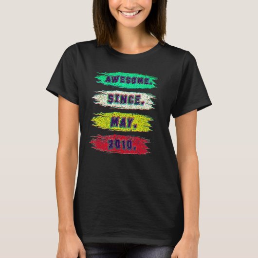 2010年5月からスゴイ12歳 12歳の誕生日 Tシャツ (正面)
