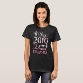 2010年5月の第12誕生日生まれフローラ Tシャツ (正面フル)