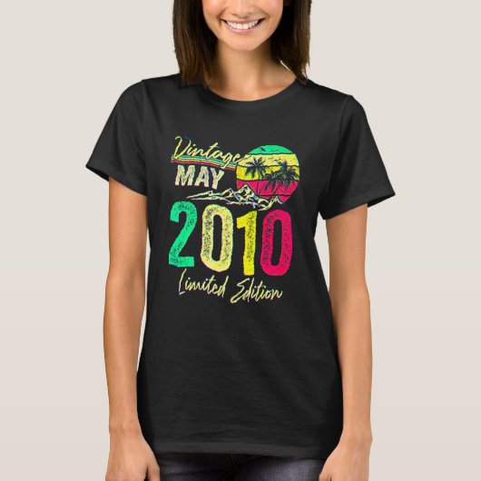 2010年5月ヴィンテージ 12歳の誕生日 Tシャツ (正面)