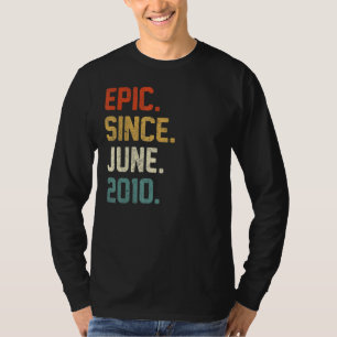 2010年6月以来12誕生日12年エピック Tシャツ