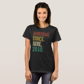 2010年6月以素晴らし降12歳誕生日 Tシャツ (正面フル)