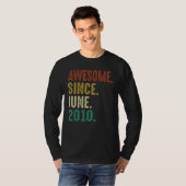 2010年6月以素晴らし降12歳誕生日 Tシャツ (正面フル)