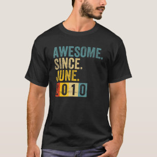 2010年6月素晴らし12誕生日以来12歳 Tシャツ