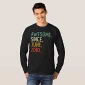 2010年6月12素晴らし日誕生日12歳 Tシャツ (正面フル)