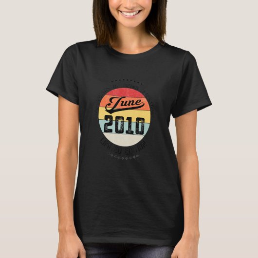 2010年6月12誕生日12年の素晴らしさ Tシャツ (正面)