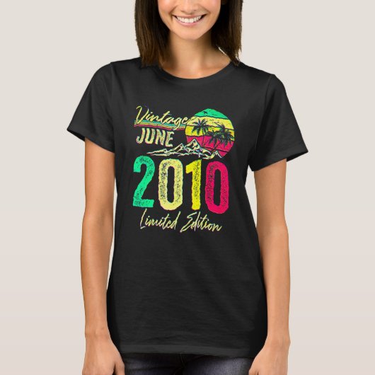 2010年6月 ヴィンテージ 12歳 12歳の誕生日 Tシャツ (正面)