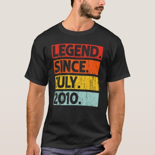 2010年7月以来12誕生日伝説12歳 Tシャツ (正面)