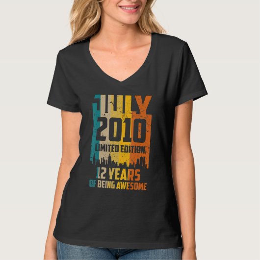 2010年7月以来12誕生日12素晴らし年 Tシャツ (正面)