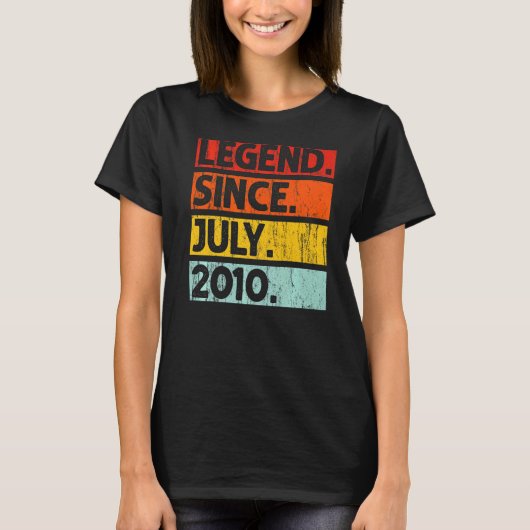 2010年7月12日誕生日伝説12歳 Tシャツ (正面)