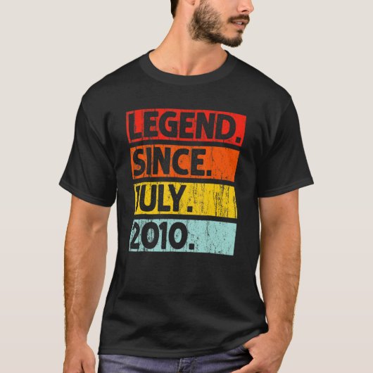 2010年7月12日誕生日伝説12歳 Tシャツ (正面)