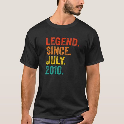 2010年7月12日誕生日伝説12歳 Tシャツ (正面)