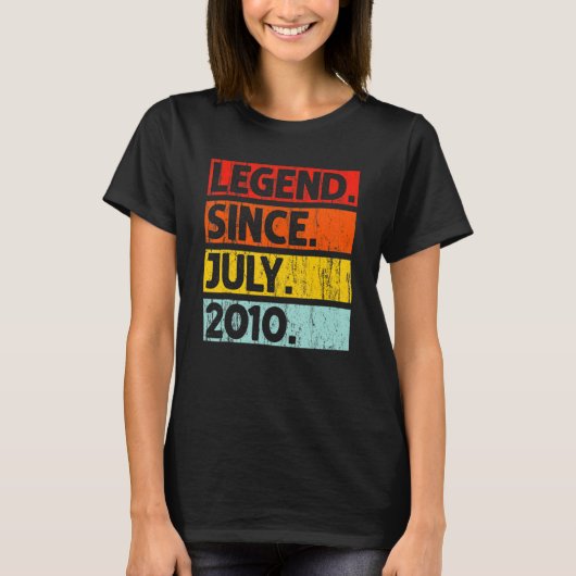 2010年7月12日誕生日伝説12歳 Tシャツ (正面)