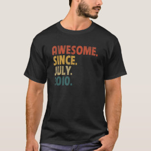 2010年7月12素晴らし日誕生日12歳 Tシャツ