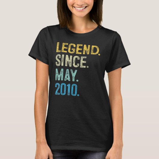 2010年7月12誕生日以来12歳の伝説 Tシャツ (正面)