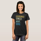 2010年7月12誕生日以来12歳の伝説 Tシャツ (正面フル)