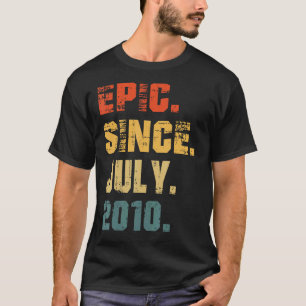 2010年7月12誕生日12歳から叙事詩 Tシャツ