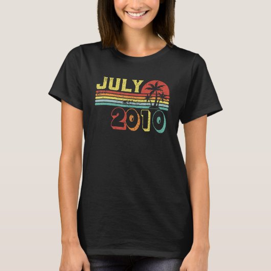 2010年7素晴らし月12誕生日以降 Tシャツ (正面)