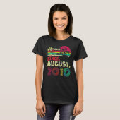 2010年8月に生まれてから素晴らしい12歳 12歳の誕生日 Tシャツ (正面フル)