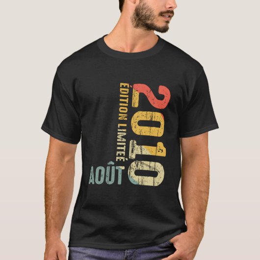 2010年8月 2010年 2010年 2010年から 2010 Tシャツ (正面)