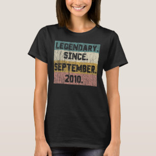2010年9月12日以来12年の古いギフト伝説 Tシャツ