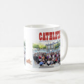 2010年Cathe旅行の森林、TXはグループのマグをつけました コーヒーマグカップ (正面右)