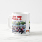 2010年Cathe旅行の森林、TXはグループのマグをつけました コーヒーマグカップ (正面左)