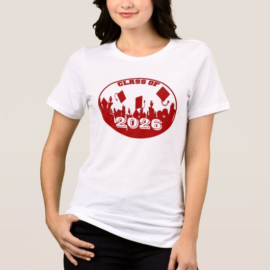 2010年TシャツのRED卒業クラス トライブレンドＴシャツ (正面)