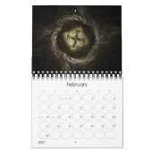 2010抽象的なカレンダー カレンダー (2月 2027)