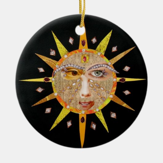 2010日曜日の曼荼羅のオーナメント セラミックオーナメント (正面)