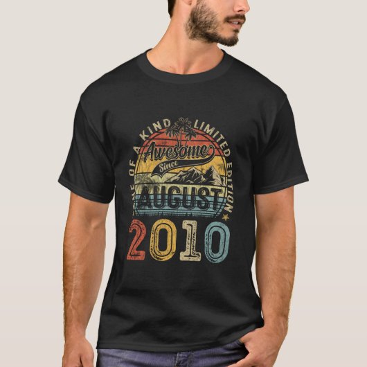 2010素晴らし年からヴィンテージ13番目の誕生日Te Tシャツ (正面)