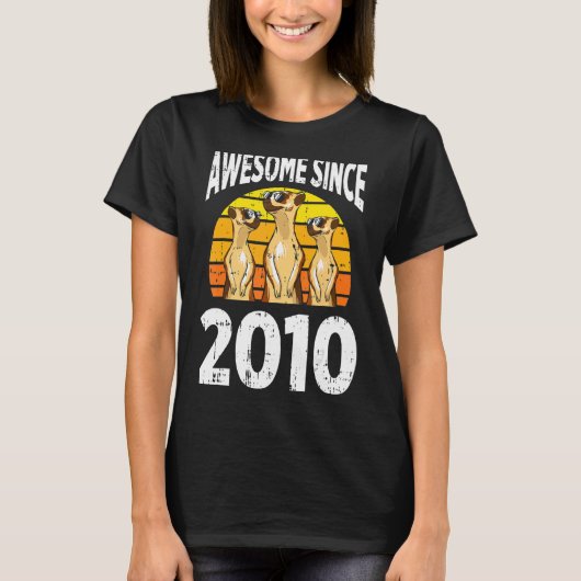 2010素晴らし年12誕生日12年 Tシャツ (正面)