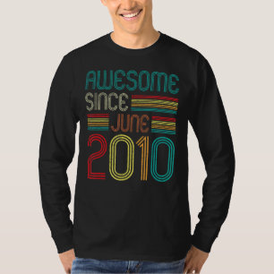 2010素晴らし年6月12歳12誕生日から Tシャツ
