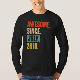 2010素晴らし年7月以来12歳12誕生日 Tシャツ