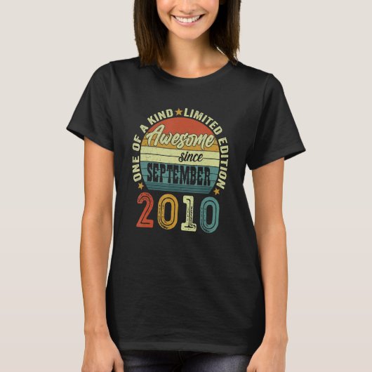 2010素晴らし年9月以来12th Bir Tシャツ (正面)
