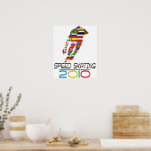 2010：スピードスケートで滑る ポスター (キッチン)
