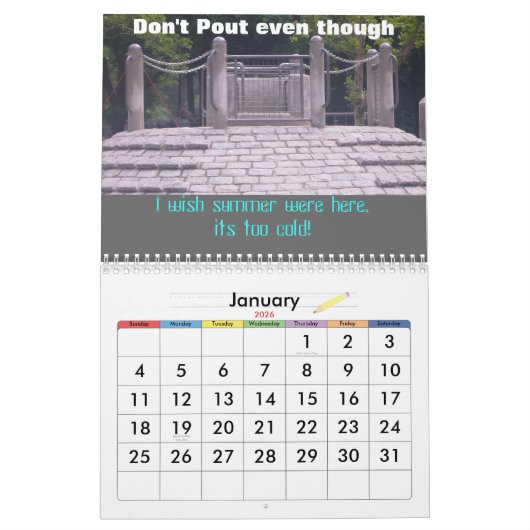 2010 -ユーモアのあるな子供へをふくれっ面をしないで下さい! カレンダー (1月 2026)