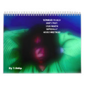 2010 -ユーモアのあるな子供へをふくれっ面をしないで下さい! カレンダー (カバー)