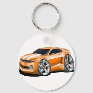 2010-11カマロオレンジ – ホワイトカー キーホルダー