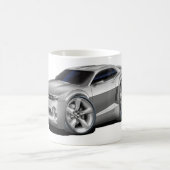 2010-11年のCamaroの銀製車 コーヒーマグカップ (中央)