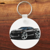 2010-12カマロ白黒車 キーホルダー (正面)