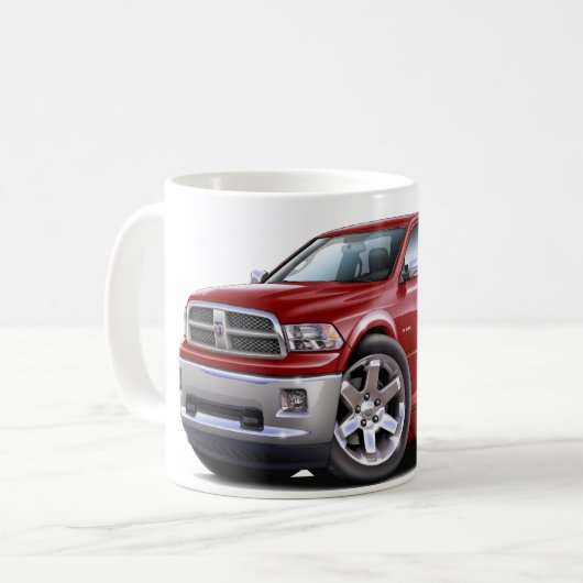 2010-12ラムのあずき色のトラック コーヒーマグカップ (正面左)
