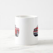 2010-12ラムの二重赤いトラック コーヒーマグカップ (中央)