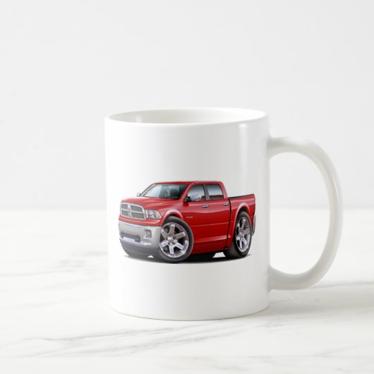 2010-12ラムの二重赤いトラック コーヒーマグカップ (右)