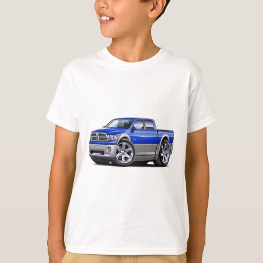 2010-12ラムの二重青灰色のトラック Tシャツ (正面)